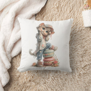 Adorable Cat & Sweets Home Decor  Cushion