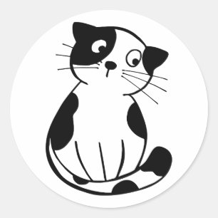 Adorable Cat Theme Sticker Crafted for Personal Fl