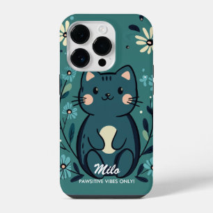 Adorable Cat Vibes - Cosy & Cute Charm iPhone 14 Pro Case
