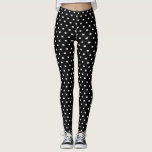 Adorable Cats Pattern Cat Lady Leggings<br><div class="desc">Adorable black and white cats seamless pattern design perfect for the cat lady in your life. Cat hair comes on the side.</div>