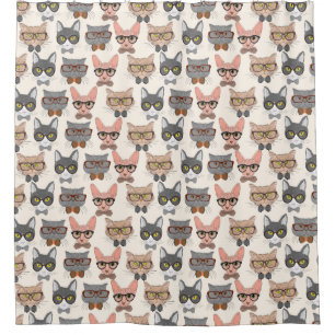 Adorable  Cats Pattern Shower Curtain