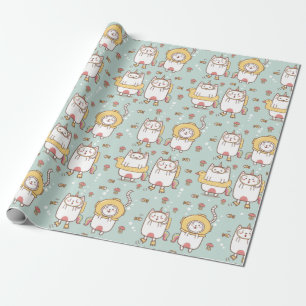 Adorable Cats Wrapping Paper