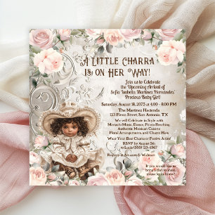 Adorable Charra Baby Shower  Invitation