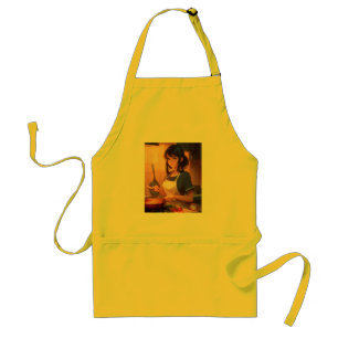 "Adorable Chef Anime Apron - Cute Girl Cooking Fun