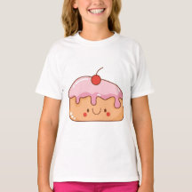 Adorable Cherry Cake Slice