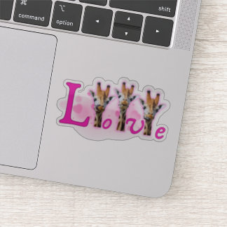 Adorable chibi giraffe stickers