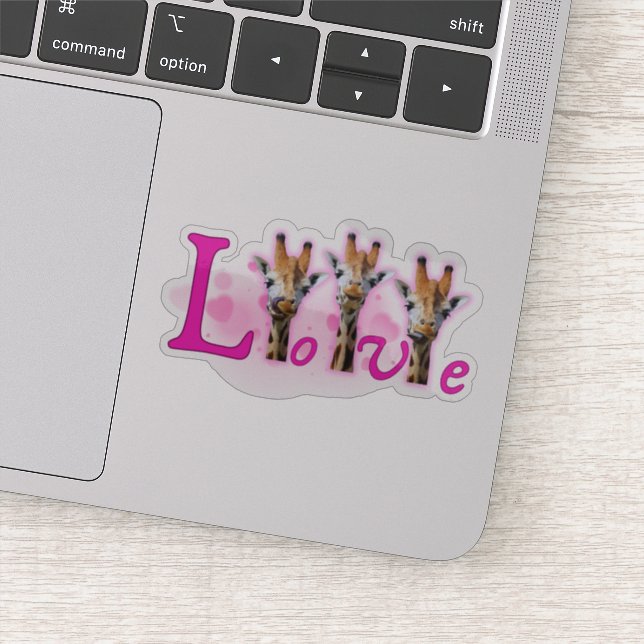 Adorable chibi giraffe stickers (Detail)