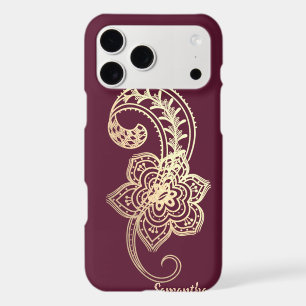Adorable Chic Gold Paisley