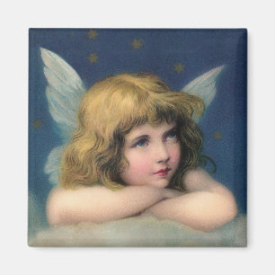Adorable Christmas Angel Magnet