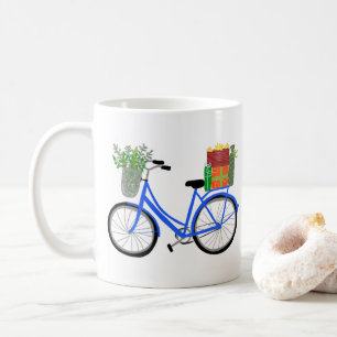 Adorable Christmas Bicycle Holiday Xmas Gifts Coffee Mug