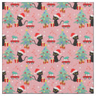 Adorable Christmas Black Cats