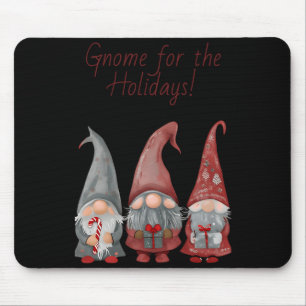 Adorable Christmas Gnomes With Holiday Cheer T Shi Mouse Pad