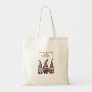 Adorable Christmas Gnomes with Holiday Cheer Tote Bag