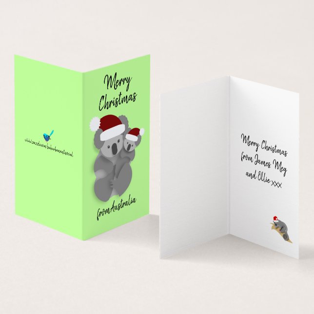 Adorable Christmas Koala and Joey (Inside and Outside)