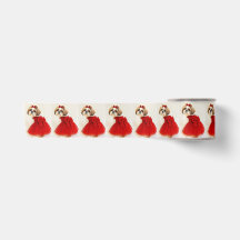 Adorable Christmas Shih Tzu Dog in Red Dress