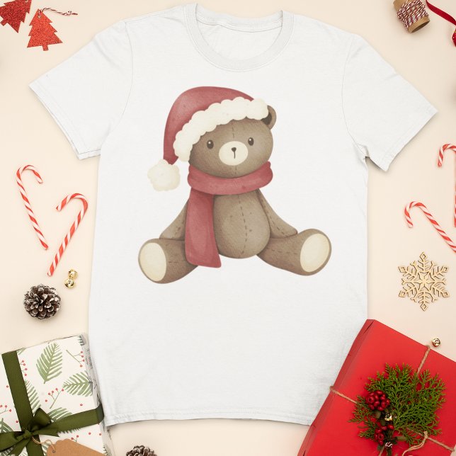 Adorable Christmas Teddy Bear T-Shirt (Creator Uploaded)