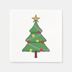 Adorable Christmas Tree Napkin