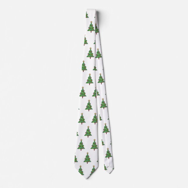 Adorable Christmas Tree Tie (Front)