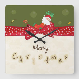 Adorable Christmas Wall Clock