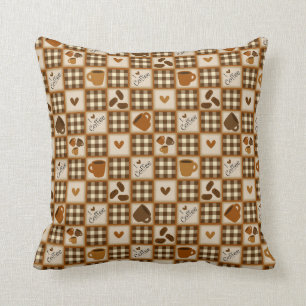 Adorable Coffee Lovers Pillow