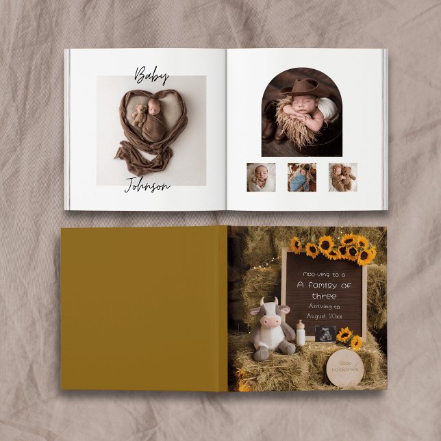 Adorable country style baby photo book  (Creator Uploaded)