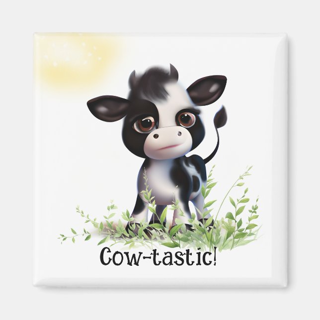 Adorable Cow Magnet (Front)