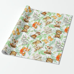 Adorable Critters Wrapping Paper