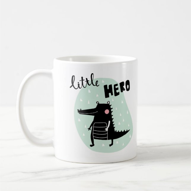 Adorable crocodile coffee mug (Left)
