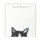 Adorable Curious Peeking Cat and Add Name