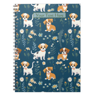 Adorable Custom Puppy Notebook