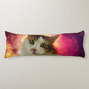 Adorable Cute Calico Cat Body Cushion