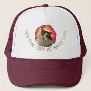 Adorable Cute Calico Cat Trucker Hat