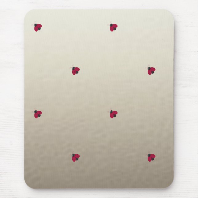 Adorable Cute ,Ladybugs,Luminous-Personalised Mouse Pad (Front)