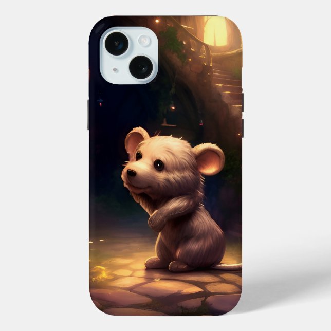 Adorable Cute Little Mouse Case-Mate iPhone Case (Back)
