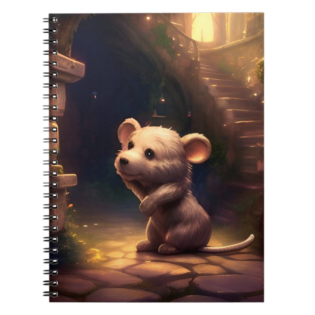 Adorable Cute Little Mouse Notebook (Front)