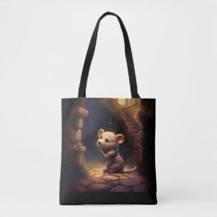 Adorable Cute Little Mouse Tote Bag