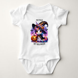 Adorable Cute Spooky Kids Halloween Baby Bodysuit