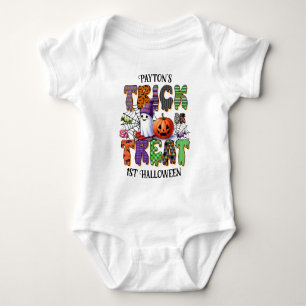 Adorable Cute Spooky Kids Halloween Baby Bodysuit
