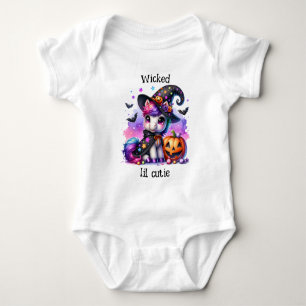 Adorable Cute Spooky Kids Halloween Baby Bodysuit