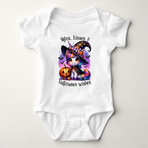 Adorable Cute Spooky Kids Halloween Baby Bodysuit