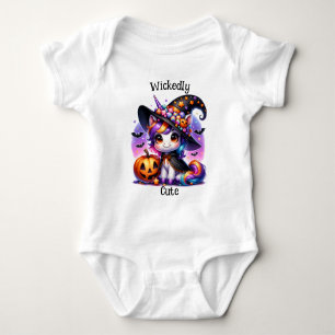 Adorable Cute Spooky Kids Halloween Baby Bodysuit