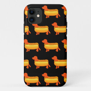 Adorable Dachshund Hot Dog iPhone 11 Case