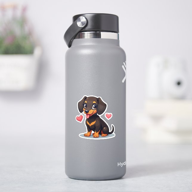Adorable Dachshund, Kawaii Cutie, Small (HydroFlask)