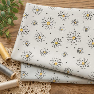 Adorable Daisies and Dots Fabric