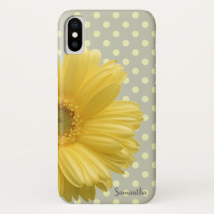 Adorable Daisy,Flower,Polka Dots   -Personalised iPhone X Case