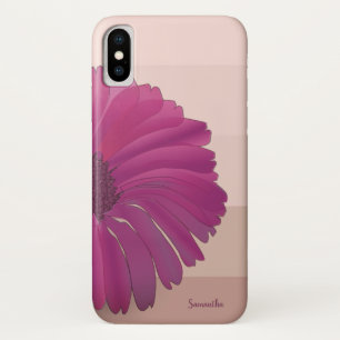 Adorable Daisy,Flower,Stripes   -Personalised iPhone X Case