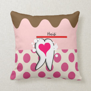 Adorable Dental Hygienist Tooth Pillow Customizabl