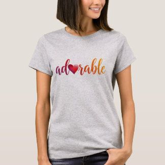 "Adorable"-design1 by Maaya Prints, Women's T-Shirt