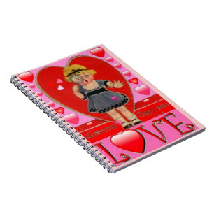 ADORABLE DESIGNER NOTEBOOK - VALENTINE'S DAY GIFTS