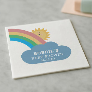 Adorable Dinosaur Baby Shower Welcome Paper Napkin